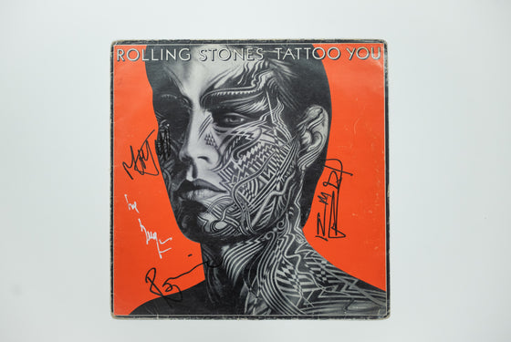 Rolling Stones Autographed Vinyl | Tattoo You | AFTAL COA | Jagger Richards