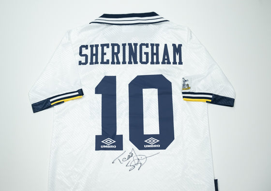 Teddy Sheringham Signed Tottenham Hotspur Shirt | AFTAL COA