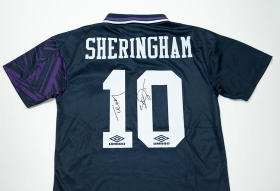 Teddy Sheringham Signed Spurs 10 Shirt | Tottenham Hotspur | AFTAL COA