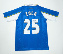  Gianfranco Zola Signed Chelsea Shirt #25 – AFTAL COA – Authentic Autograph