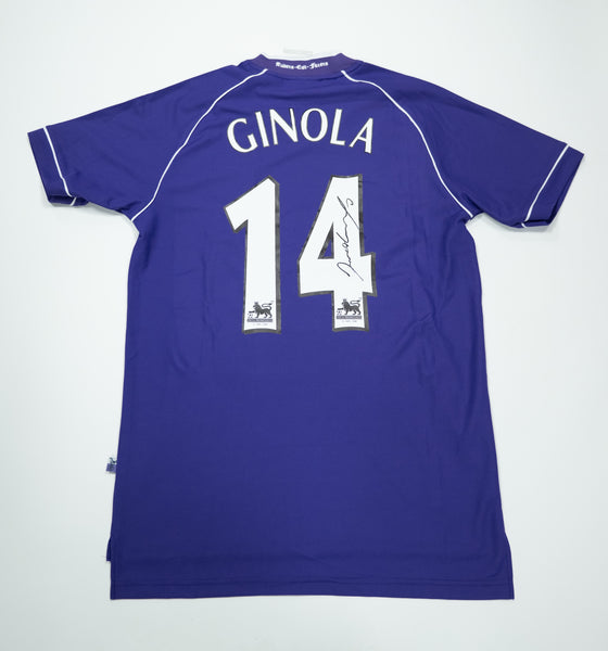 David Ginola Signed Tottenham Hotspur Shirt #14 – AFTAL COA – Spurs Legend