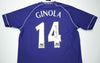 David Ginola Signed Tottenham Hotspur Shirt #14 – AFTAL COA – Spurs Legend