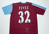 Carlos Tevez Signed West Ham United Shirt #32 – AFTAL COA – Rare Collectable