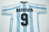 Gabriel Batistuta Signed Argentina Shirt #9 – JSA COA AK61803 – Autograph