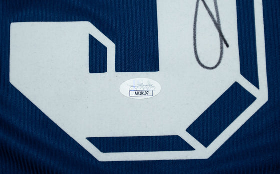 Gabriel Batistuta Signed Argentina Shirt Away Blue #9 Autographed JSA COA AK2819