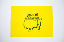  Scottie Scheffler Signed 2022 Masters Pin Flag Genuine Signature COA