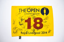  Rory McIlroy Signed 2014 Open Championship PIN FLAG & Other Golf Legends COA