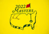 Gary Player Signed 2022 Masters Pin Flag Genuine Signature COA