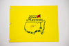 Jack Nicklaus Signed 2022 Masters Pin Flag Genuine Signature COA