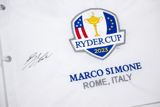Robert MacIntyre Genuine Hand Signed RYDER CUP 2023 PIN FLAG COA