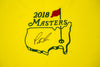 Patrick Reed SIGNED 2018 MASTERS FLAG Genuine Autograph COA