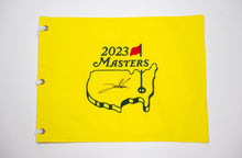  Jon Rahm SIGNED Masters 2023 PIN FLAG Genuine Signature COA