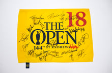 144th Open St Andrews Flag Signed by 23 Champions + AFTAL COA | McIlroy Nicklaus