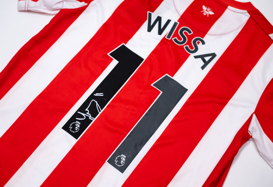 Yoane Wissa Signed & Framed Brentford F.C. Shirt Genuine Signature AFTAL COA