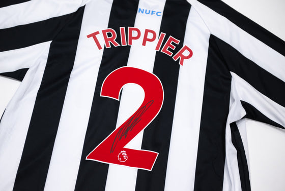 Kieran Trippier Signed Newcastle United F.C. Jersey Genuine Signature AFTAL COA