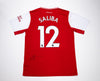 William Saliba SIGNED Arsenal F.C. Shirt Genuine Signature AFTAL COA