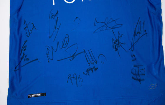 Leicester City F.C Premier League Champions SIGNED SQUAD INC Vardy Mahrez AFTAL COA