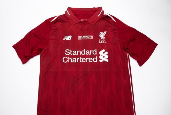 Jurgen Klopp Signed Liverpool F.C. Shirt Madrid 2019 Champions League AFTAL COA