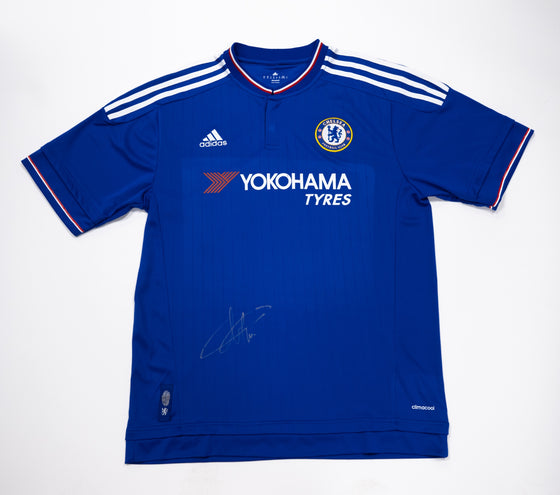 Eden Hazard Signed Chelsea FC Shirt Genuine Signature AFTAL COA