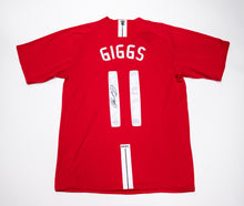  Ryan Giggs Signed Manchester United FC Shirt 2008 CL Genuine Signature AFTAL COA
