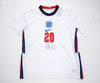 Phil Foden SIGNED England EURO 2020 JERSEY Genuine Signature AFTAL COA