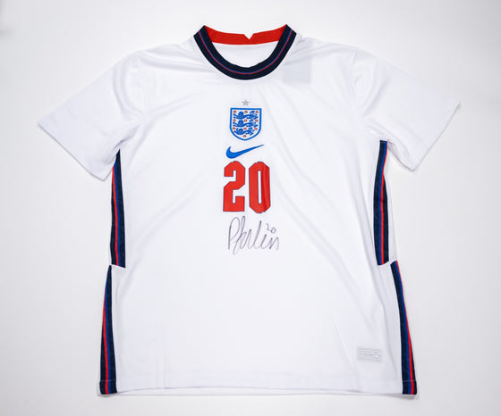 Phil Foden SIGNED England EURO 2020 JERSEY Genuine Signature AFTAL COA