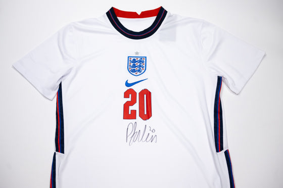 Phil Foden SIGNED England EURO 2020 JERSEY Genuine Signature AFTAL COA