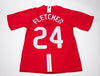 Darren Fletcher Signed Manchester United FC Shirt Genuine Signature AFTAL COA