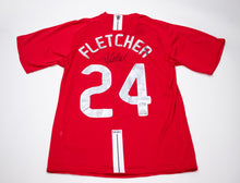  Darren Fletcher Signed Manchester United FC Shirt Genuine Signature AFTAL COA