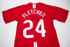 Darren Fletcher Signed Manchester United FC Shirt Genuine Signature AFTAL COA