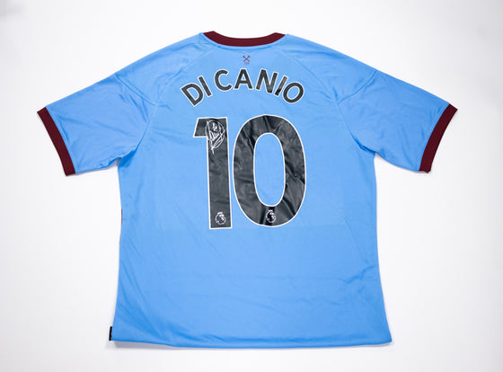 Paolo Di Canio SIGNED West Ham Shirt PRIVATE SIGNING EXACT PROOF AFTAL COA