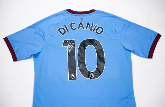 Paolo Di Canio SIGNED West Ham Shirt PRIVATE SIGNING EXACT PROOF AFTAL COA