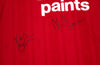 Kenny Dalglish & Alan Hansen Signed Liverpool SHIRT Genuine Signature AFTAL COA
