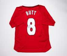  Nicky Butt Signed Manchester United F.C. 1999 Treble Shirt Camp Nou AFTAL COA