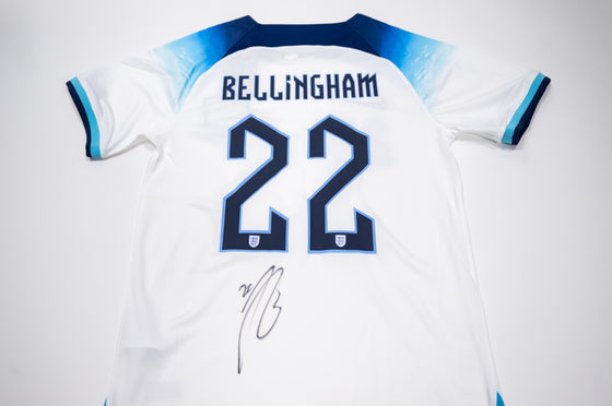 Jude Bellingham Signed England Shirt & Real Madrid CF AK28104 JSA TPA COA