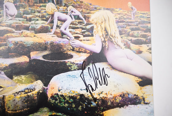 John Paul Jones Signed Led Zeppelin Vinyl Houses of the Holy BAS BJ76261 COA