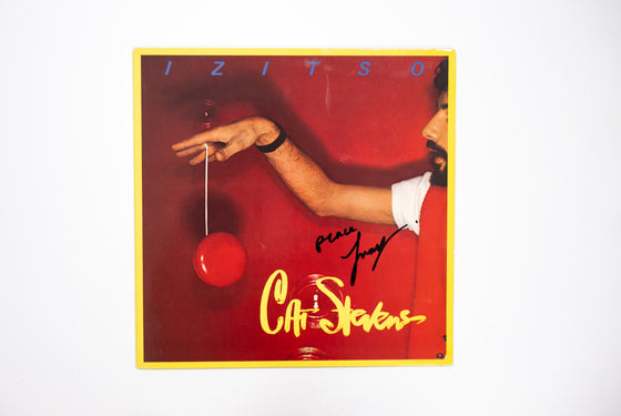 Cat Stevens Yusuf Islam Signed Izitso Vinyl TPA AK29197 JSA COA