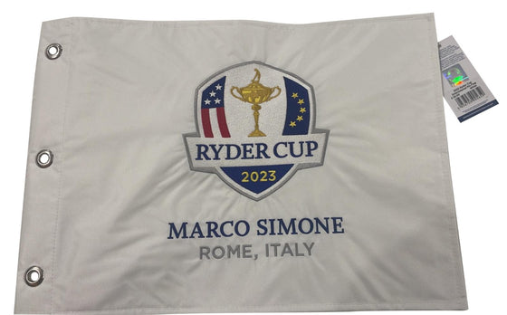 RYDER CUP 2023 PIN FLAG Team Europe USA Embroidered Double Skinned