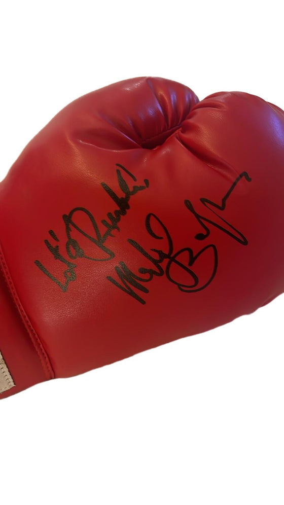 Michael Buffer Signed Boxing Glove Let's Rumble Genuine Signature AFTAL COA