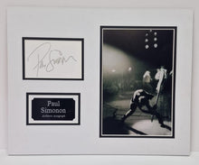  Paul Simonon Signed Photo Mount Display The Clash London Calling AFTAL COA