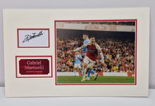  Gabriel Martinelli Signed Arsenal F.C. Mounted Display AFTAL COA