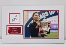  Mikel Arteta Signed Arsenal F.C. Photo Mounted Display AFTAL COA