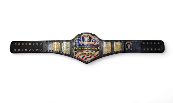 John Cena Signed United States WWE Belt Genuine Signature AFTAL COA