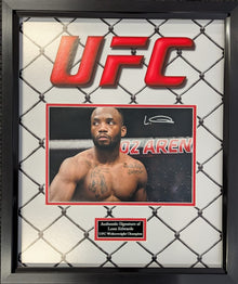  Leon Edwards Signed & Framed 12X8 Photo Genuine Autograph AFTAL COA