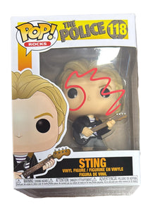  Sting The Police Signed Funko Pop Rocks 118 Genuine AUTOGRAPH AK29107 JSA COA