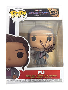  Zendaya Signed Spider-Man: No Way Home "Funko Pop 924" AK29105 COA