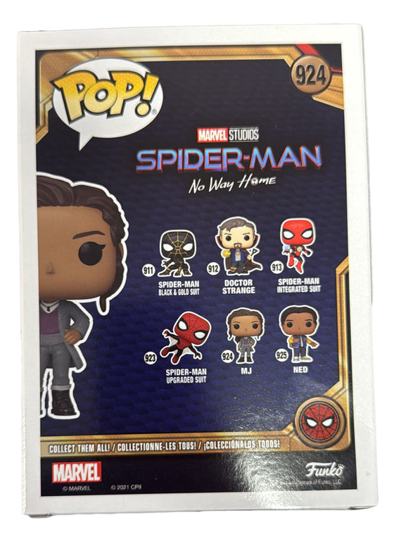 Zendaya Signed Spider-Man: No Way Home "Funko Pop 924" AK29105 COA