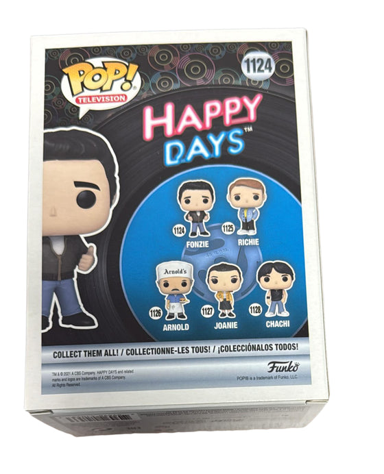 Henry Winkler Signed Happy Days "Funko POP 1124" AK29109 JSA COA