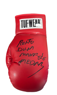 Roberto Duran Signed Boxing Glove Genuine Signature AK29219 JSA COA