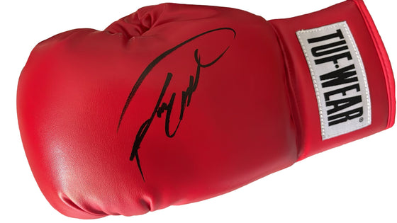 Larry Holmes Signed Boxing Glove Genuine Signature AFTAL COA